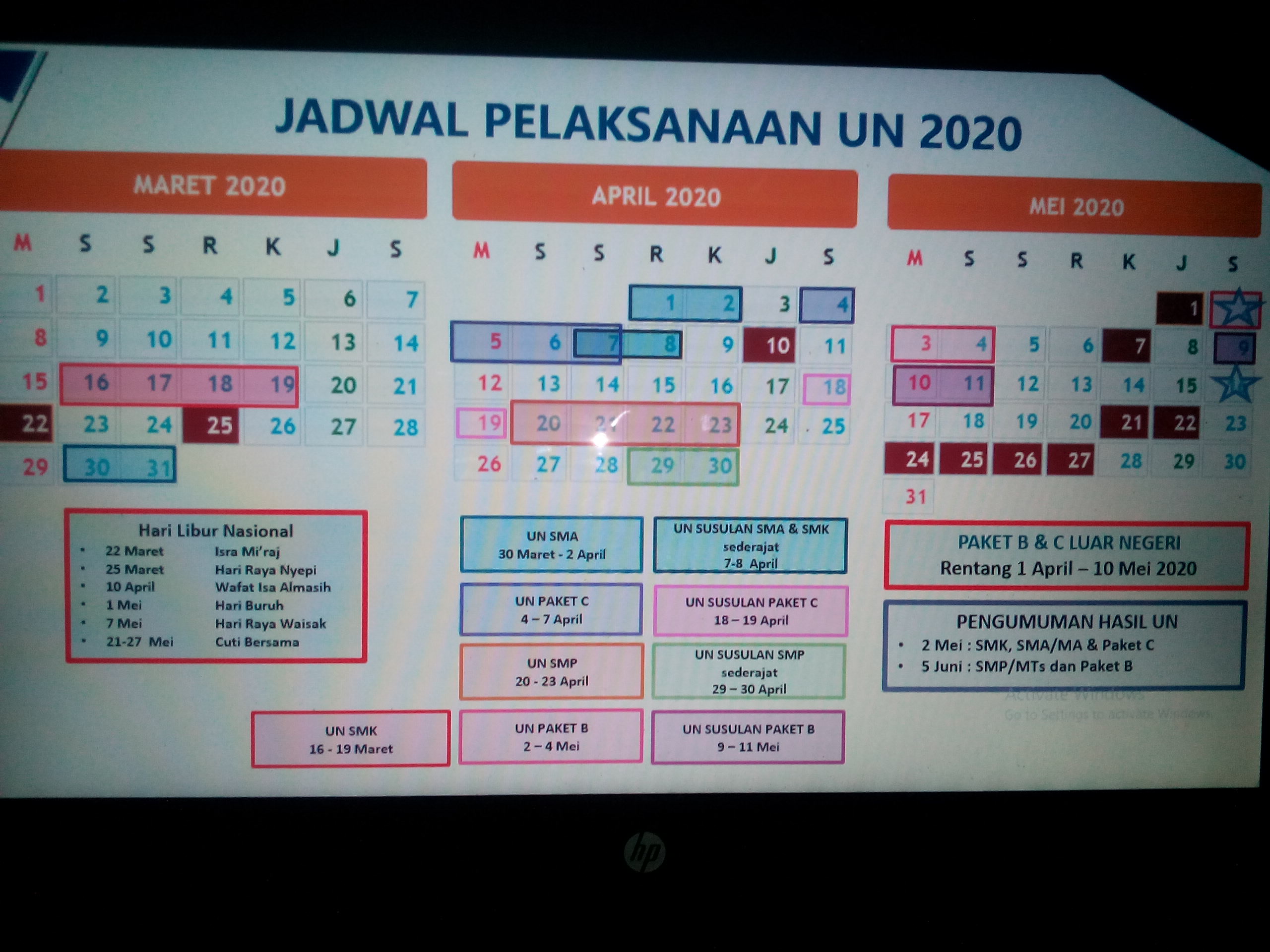 Selamat Menempuh Ujian Nasional (UN) SMK se-Indonesia