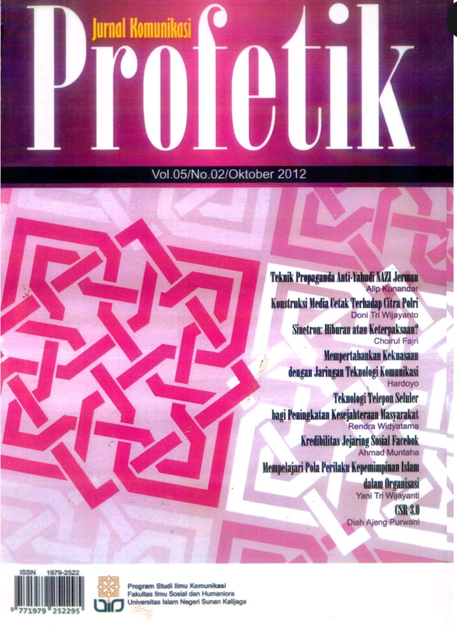 Publikasi: Jurnal Komunikasi Profetik